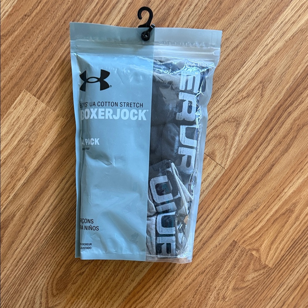 New Under Armour Boys Cotton BoxerJock  (4-Pack)